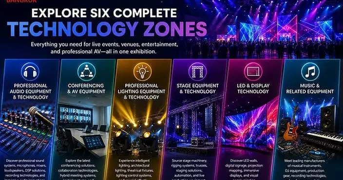 Prolight + Sound Bangkok debut set to energise Southeast Asia's pro AV and entertainment technology market