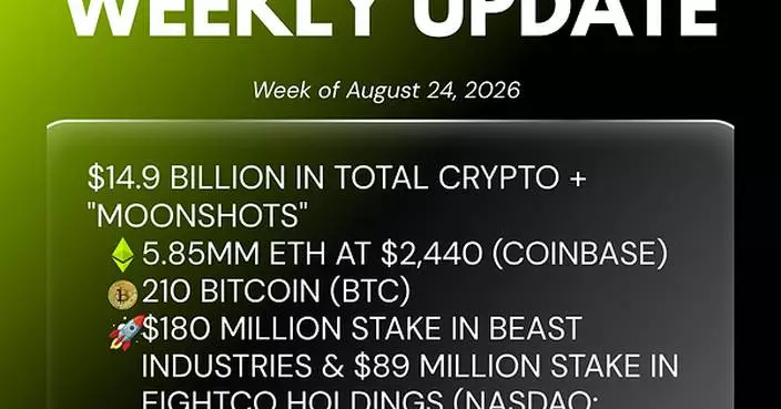 Bitmine Immersion Technologies (BMNR) Announces ETH Holdings Reach 5.85 Million Tokens, and Total Crypto and Total Cash Holdings of $14.9 Billion