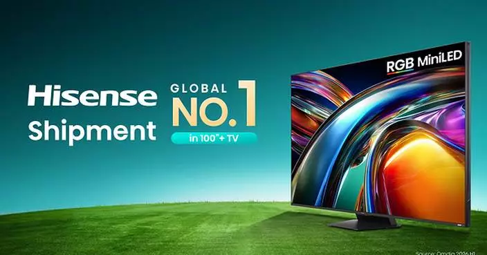 Omdia H1 2026: Hisense Ranks No. 1 Globally in 100-Inch-and-Above TV Shipments