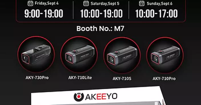 AKEEYO Unveils 2026 New Generation at IBF: 711Air, 750 Series and H2 Helmet Camera