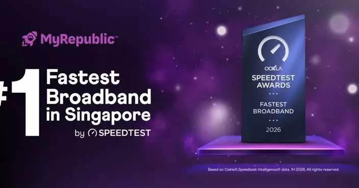 MyRepublic wins Ookla® Speedtest Award™ for Fastest Broadband and Speedtest Verified™ Claim for Fastest Upload Speed