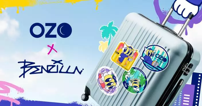 Stick with the Good Vibes: OZO and Benzilla Turn Travel Memories into Collectable Luggage Art