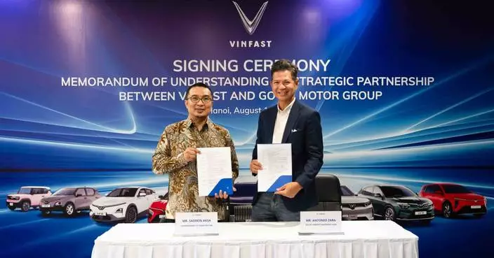 Vinfast partners with Gowa Motor Group to establish a joint venture and expand dealership network in Indonesia
