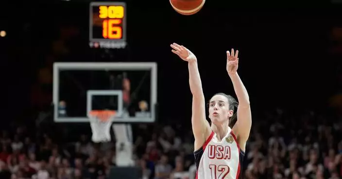 Caitlin Clark's experience at the women's World Cup has been a 'pinch-me moment' for the WNBA star