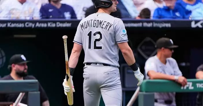 Colson Montgomery of White Sox strikes out for the 224th time, a major league season record
