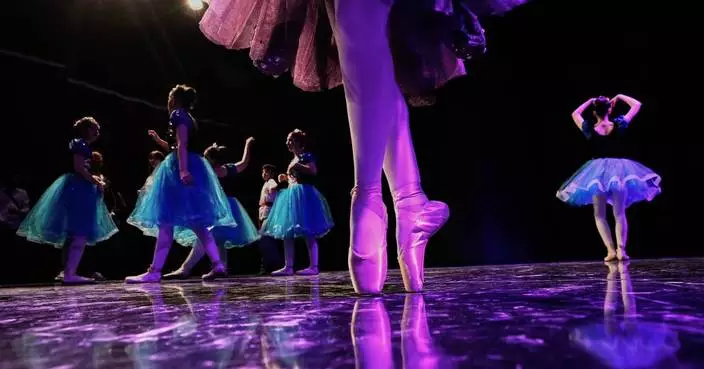 Photos show Baghdad Ballet Academy students taking the stage at Baghdad's Al-Sinbad Theater