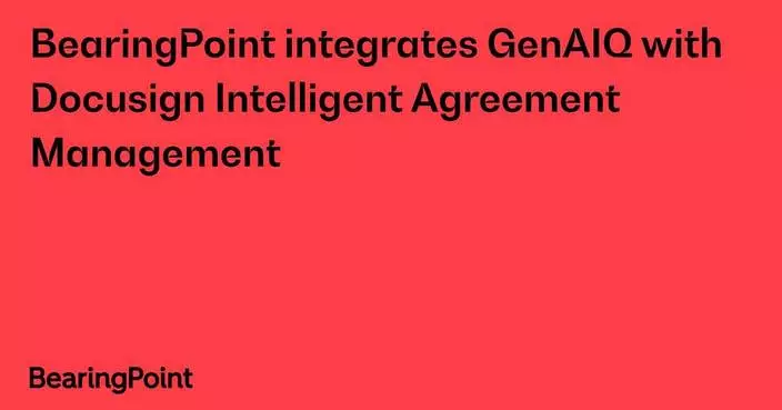 BearingPoint integrates GenAIQ with Docusign Intelligent Agreement Management to help procurement teams recover hidden contract value