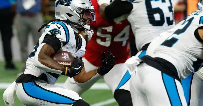 Panthers RB Jonathon Brooks set to miss 6 weeks with core muscle injury, AP source says