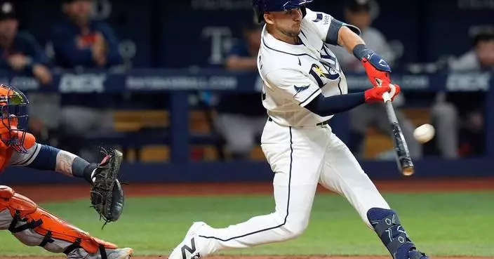 Postseason-bound Rays beat the Astros 3-2