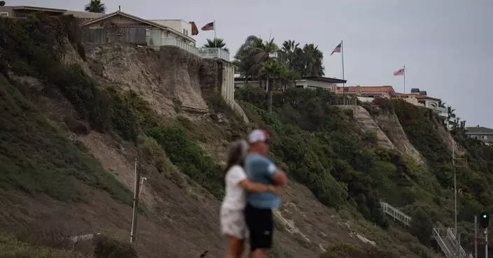 Sea level rise is reshaping a California beach town and threatening a key rail line