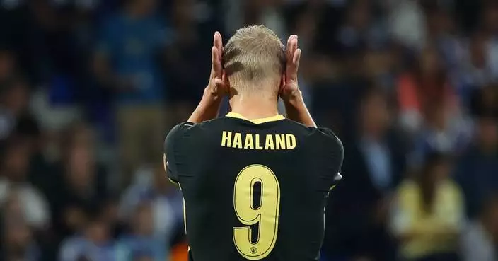 Erling Haaland finally finds his way past Diogo Costa on Champions League opening night