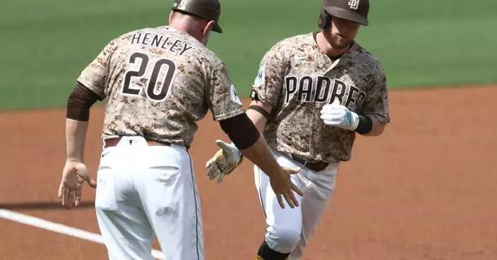 Cronenworth homers twice, Padres beat Marlins 7-3 to lower wild-card magic number to 2