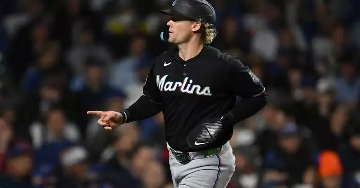 Miami Marlins stymie Chicago's push for NL wild card with 8-2 victory over the Cubs