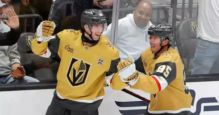 Eichel hits 700 points as Golden Knights beat Blackhawks in Ryan Craig’s first game behind the bench