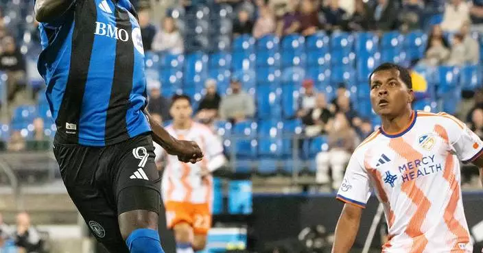 Owusu scores 2 goals, Montreal beats Cincinnati 3-1 to snap a 5-game losing streak