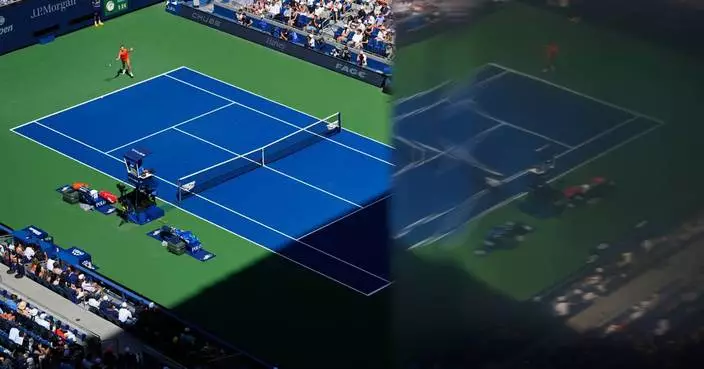 Noskova forced to serve from out of the shadows after roof adjustment delay in US Open match