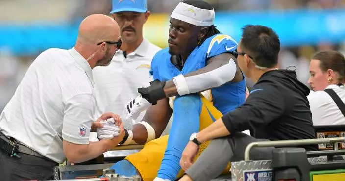 A knee injury sends David Njoku to IR as the Chargers juggle a growing injury list