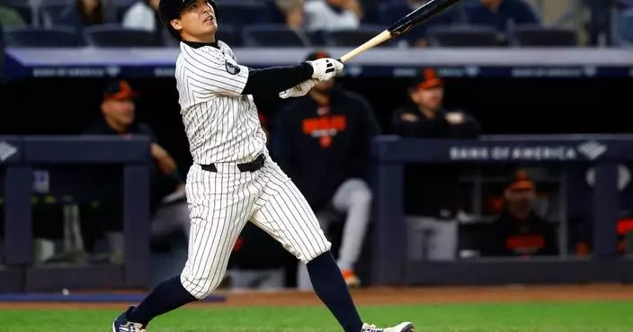 Volpe hits 2-run double in 6th inning and Yankees beat Orioles 6-3 for doubleheader split