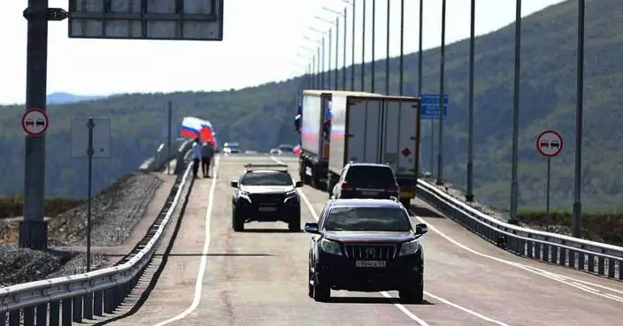 Russia and North Korea open the first road link across shared border