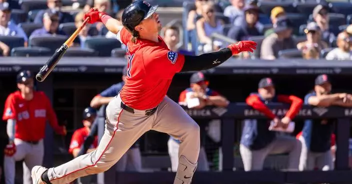 Adley Rutschman returns to Camden Yards — and homers in the 1st inning for the Red Sox