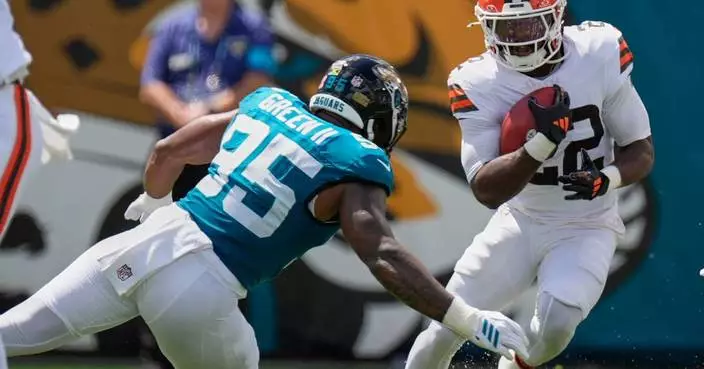 Browns place running back Dylan Sampson on injured reserve