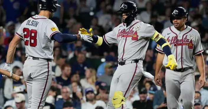 Acuña, Albies, Baldwin hit late 2-run homers that lift Braves over Cubs 6-3
