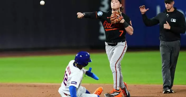 Orioles place 2B Jackson Holliday on injured list with left wrist inflammation