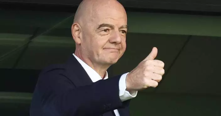FIFA President Gianni Infantino makes an appearance at U20 Women's World Cup