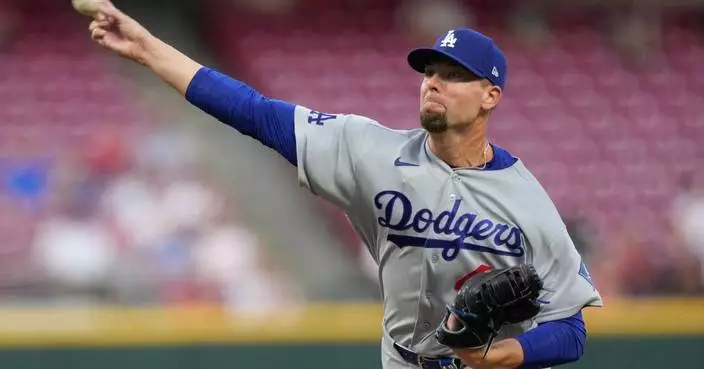 Dodgers reliever Blake Treinen injures pitching shoulder warming up in bullpen, season is over