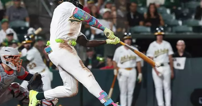 Bolte and Stefanic each hit 2 RBIs in sixth to lift Athletics past Astros 6-5