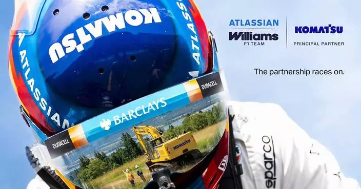 Komatsu and Atlassian Williams F1 Team Renew Award-Winning Global Partnership with Expanded Technical Collaboration