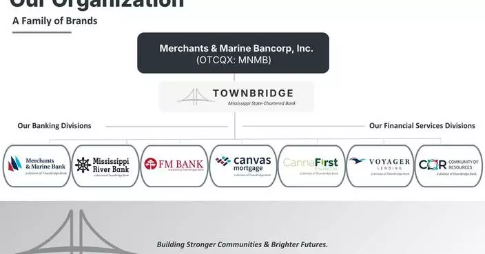  Merchants &amp; Marine Bancorp, Inc. Announces TownBridge Bank as New Name of Bank Subsidiary