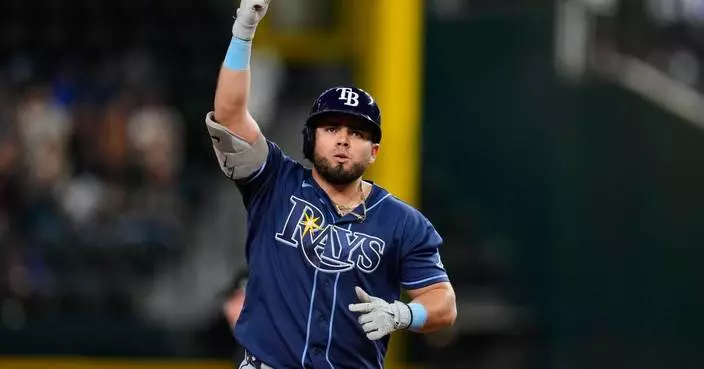 Aranda hits 3-run homer in the 10th to give Rays a 6-3 win over the Rangers