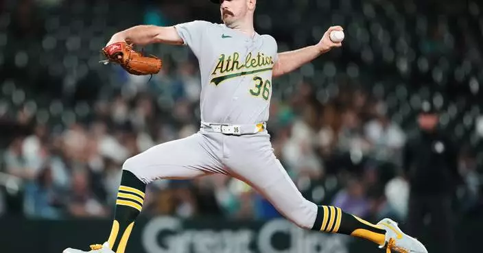 Butler drives in go-ahead run, A's pitchers combine for 18 strikeouts in 7-4 win over Mariners