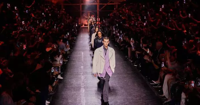 Glenn Martens exits Diesel with moans, headbanging and barely-there looks