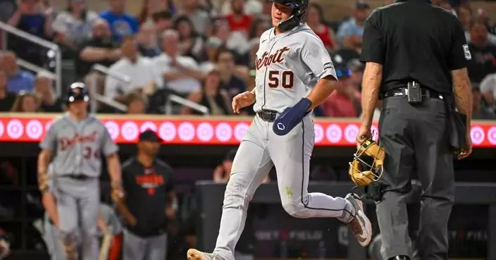 Torkelson homers to start 5-run 12th, Tigers top Twins 11-6