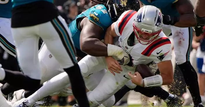 Drake Maye's slump goes from bad to worse for Patriots with a 35-6 drubbing in Jacksonville