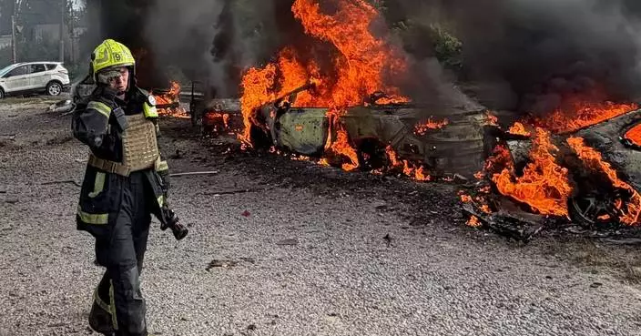 Russian barrage of missiles and drones on Ukraine injures at least 19, including children
