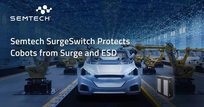 Semtech SurgeSwitch Protects Cobots from Surge and ESD