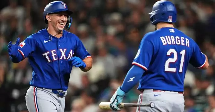 Seager, Langford and Jansen homer to lift Rangers over Mariners 10-5