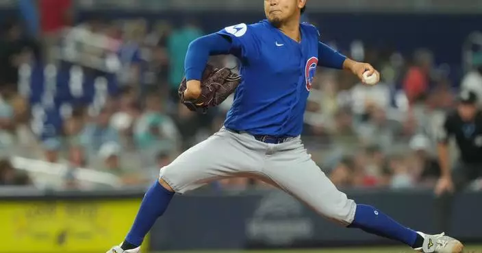 Imanaga pitches 6 sharp innings, Crow-Armstrong doubles, steals 33rd base as Cubs beat Marlins 6-1