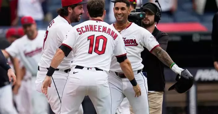 'Impressive' Brayan Rocchio of Guardians becomes 6th player with grand slam and walk-off HR in game