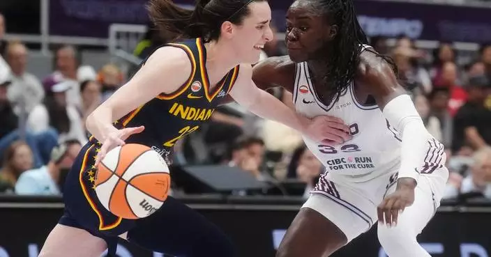Kelsey Mitchell scores 33 points to set WNBA season mark as Fever beat Tempo 103-85