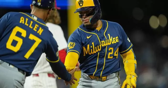 Yelich, Turang homer as Brewers win 99th game of season, delay Phillies' possible playoff clinch