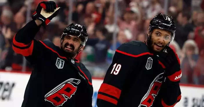 Hurricanes' Jarvis still grinding back from shoulder surgery as Stanley Cup champions open season