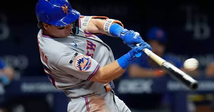 Nick Morabito sparks Mets with 3-run double for first hit, makes dazzling catch in 10-4 win vs. Rays