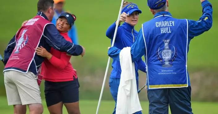 Redemption day. Woad guarantees Team Europe’s Solheim Cup victory after Hull wins the opener