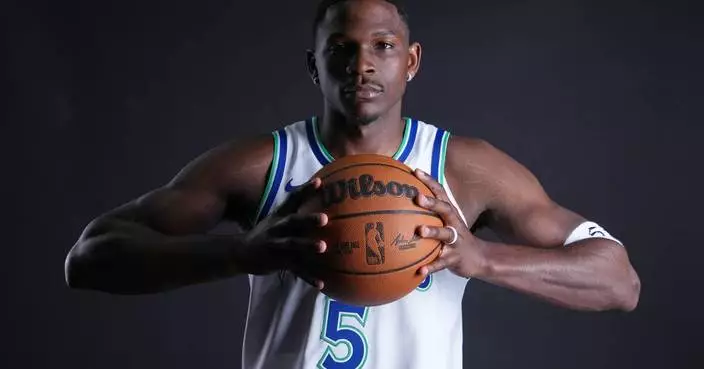 Anthony Edwards is all smiles after a position switch and a fun summer with his T-wolves teammates