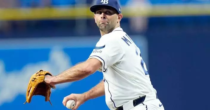 Nick Martinez gets 15th win as Rays beat Athletics 4-3 for 5th straight victory