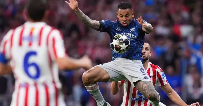 A 'very happy' Gabriel Jesus arrives in Barcelona to seal move from Arsenal